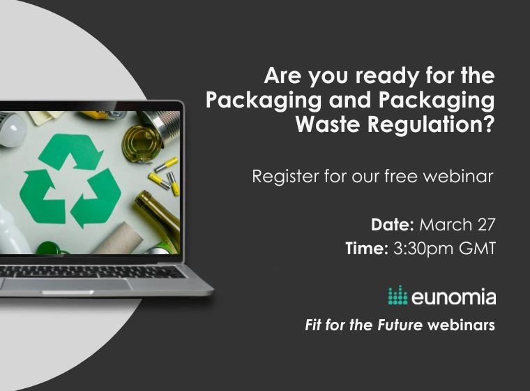Packaging and Packaging waste regulation webinar banner